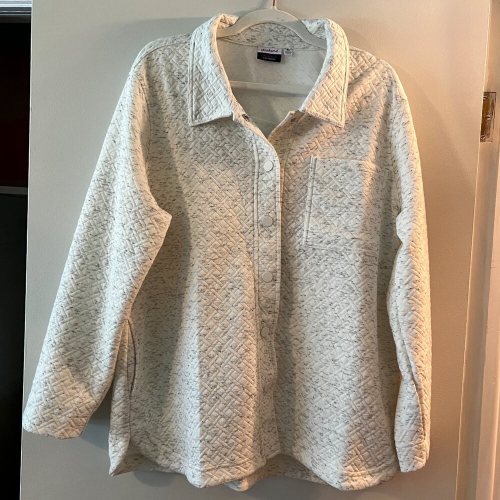 NWT Lightweight Diamond Knit Jacket
